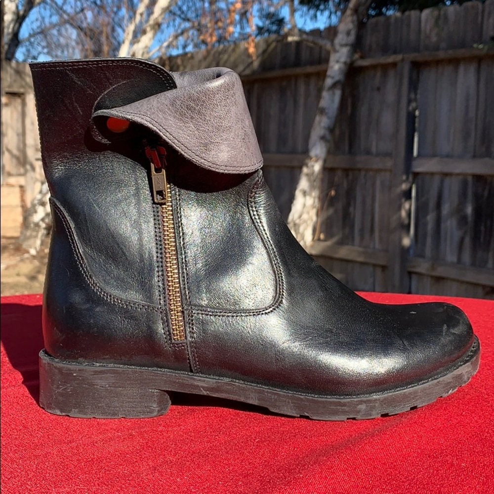 Jafa 2122 Contrast Ankle Boots Black Size 37